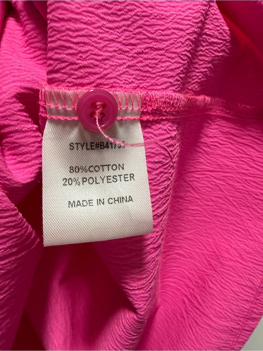 JODIFL Hot Pink Ruffled Trim Blouse - Picture 4 of 9